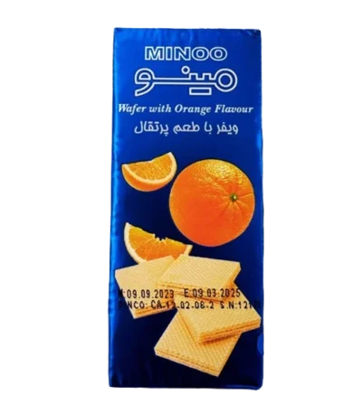 ویفر با طعم پرتقال مینو - 40 گرم