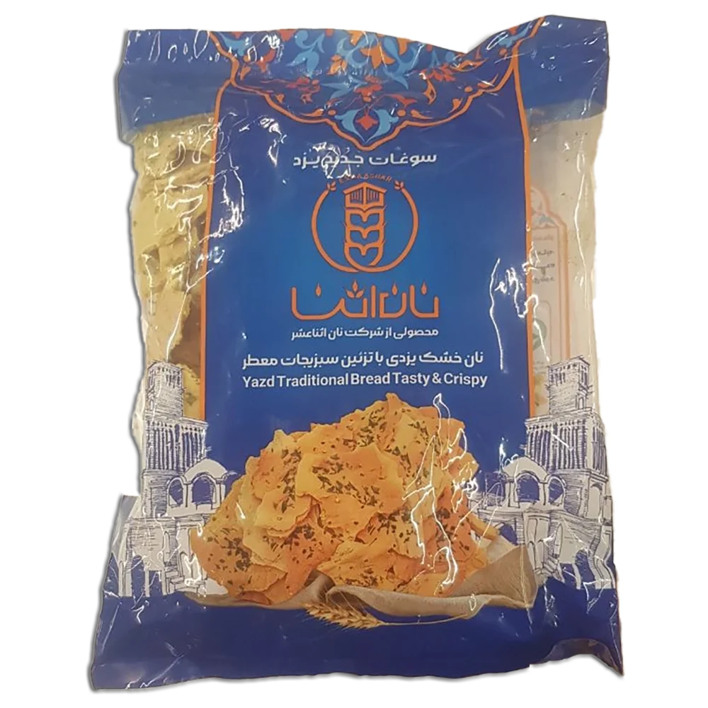 نان خشک یزدی اثنا - 450 گرم