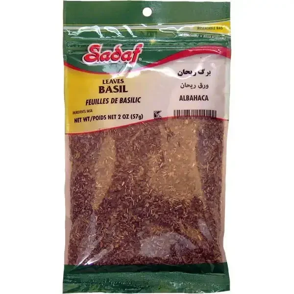 Sadaf Basil Leaves Dried 2 oz