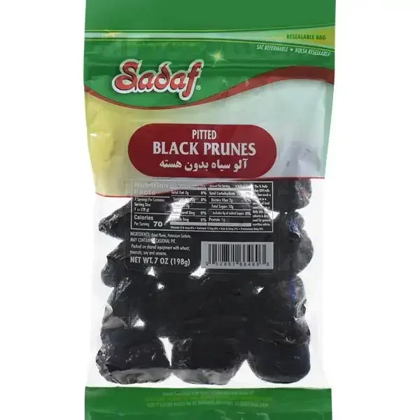 Sadaf Black Prunes Pitted 7 oz