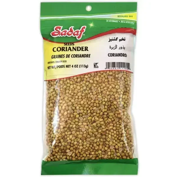 Sadaf Coriander Seeds Whole 4 oz