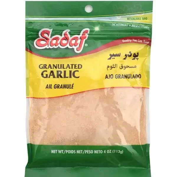 Sadaf Dried Garlic Granulated 4 oz