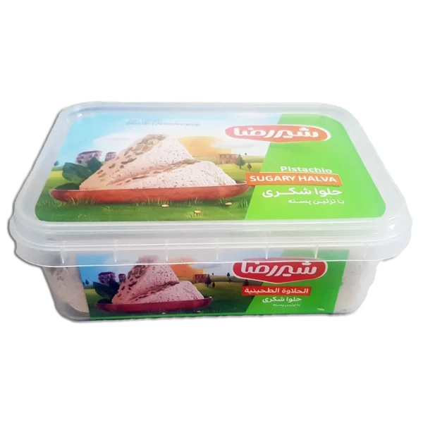 حلوای شکری با پسته شیررضا - 370 گرم