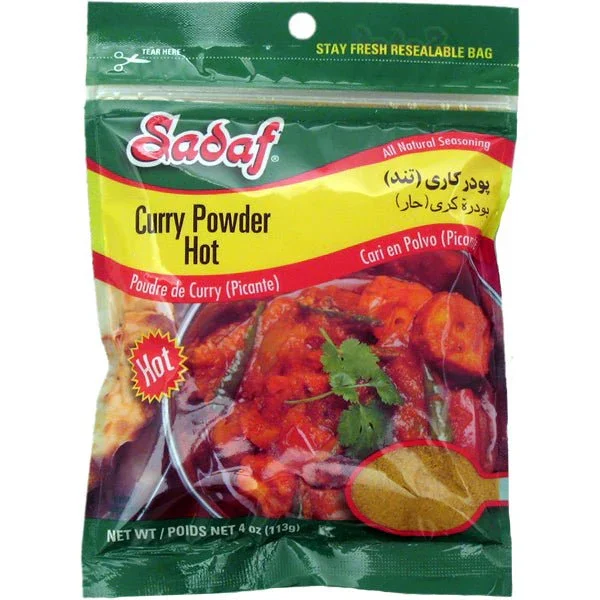 sadaf curry powder hot 4 oz