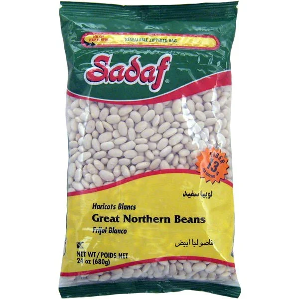 sadaf great northern beans dried 24 oz