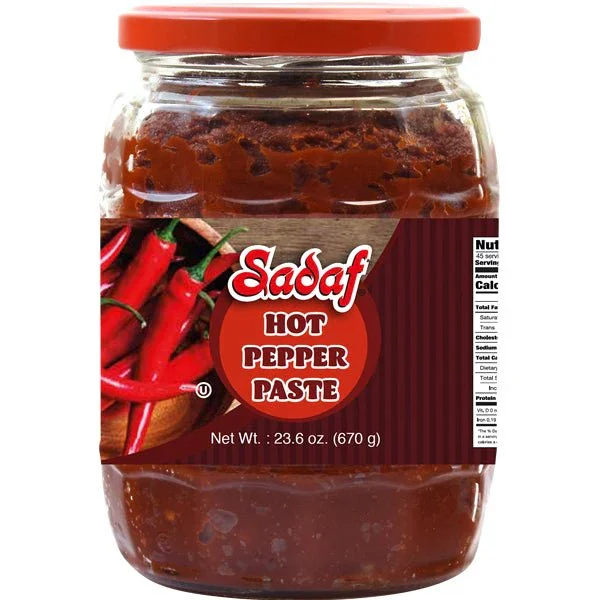 sadaf hot pepper paste 236 oz