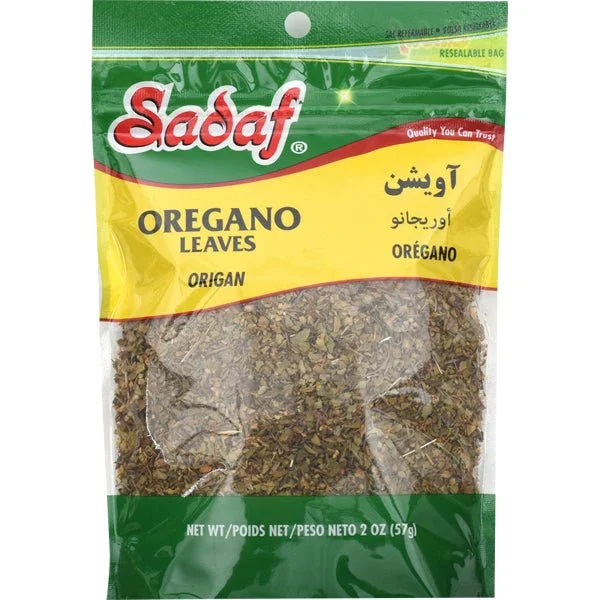 sadaf oregano leaves crushed 2 oz