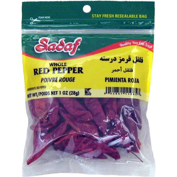 sadaf red pepper whole 1 oz
