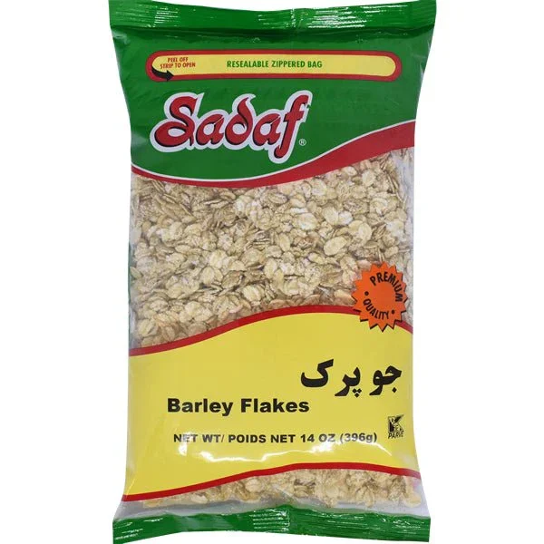 sadaf rolled barley flakes 14oz