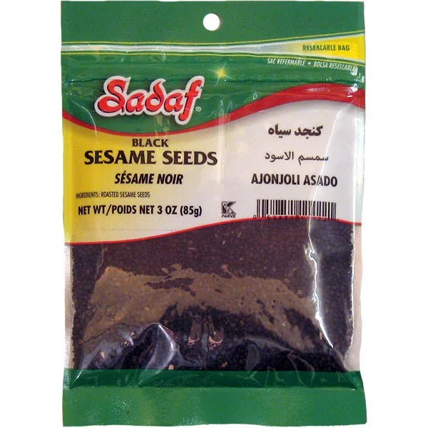 sadaf sesame seeds black 3 oz