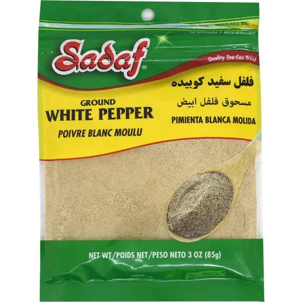 sadaf white pepper ground 3 oz