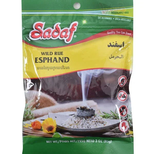 sadaf wild rue seeds esphand 3 oz