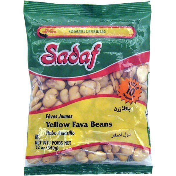 sadaf yellow fava beans baghala 12 oz