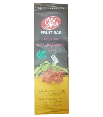 لواشک زغال اخته ارس - 60 گرم