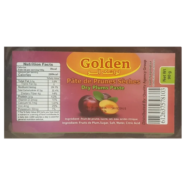 لواشک آلو گلدن - 90 گرم