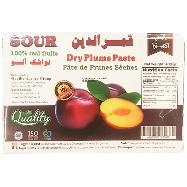 لواشک آلو قمرالدین - 400 گرم