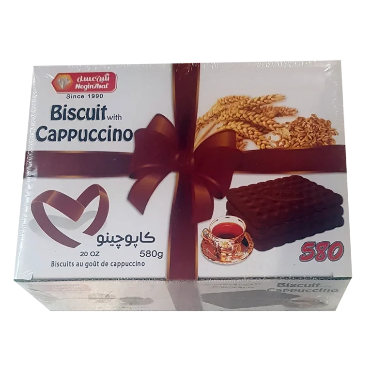 بیسکویت کاپوچینو آوند نگین عسل - 580 گرم
