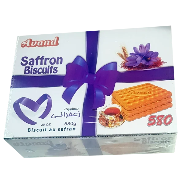 بیسکویت زعفرانی آوند نگین عسل - 580 گرم