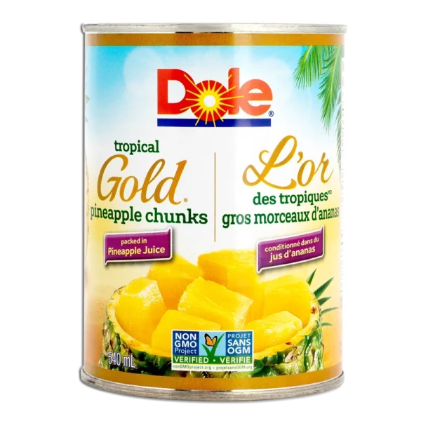 آناناس تکه ای دل - 540 میلی لیتر