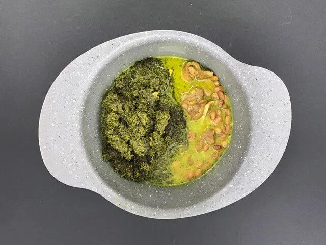 اضافه کردن سبزی