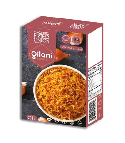 پیاز سرخ شده (خلالی) گیلانی - منجمد - 200 گرم