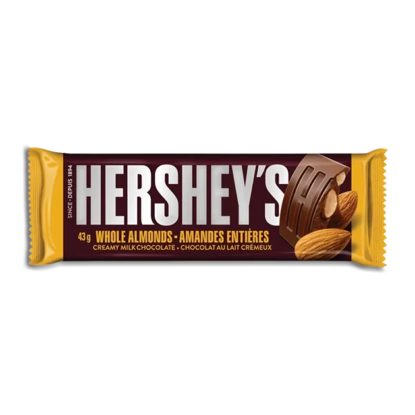 شکلات با بادام کامل هرشیز - 43 گرم
