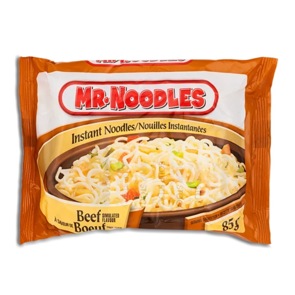 نودل فوری گوشت گاو مستر نودلز - 85 گرم