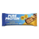 پروتئین بار شکلاتی کره بادام زمینی پیور پروتئین - 50 گرم