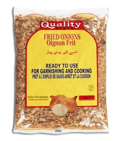 پیاز سرخ شده کوالیتی برند - 400 گرم