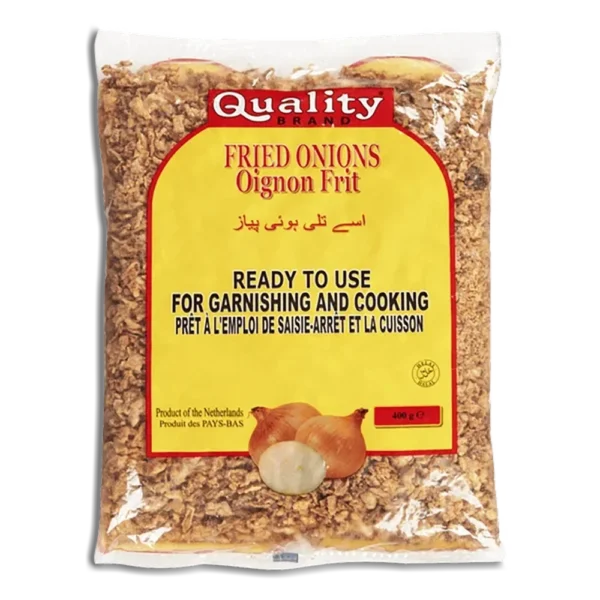 پیاز سرخ شده کوالیتی برند - 400 گرم