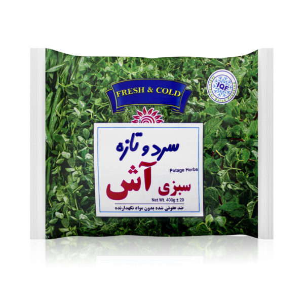 سبزی آش منجمد سرد و تازه - 400 گرم